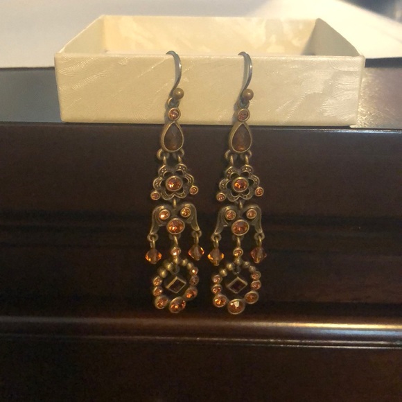 Earrings amber gems - Picture 1 of 1